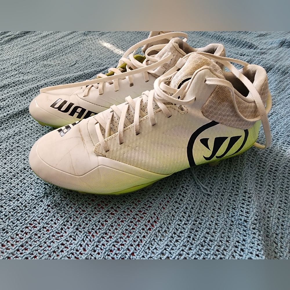 Warrior Burn 9.0 Turf Lacrosse Cleats size 10